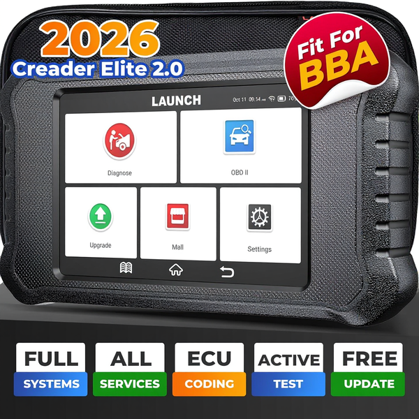 Launch X431 Creader Elite 2.0 BBA OBD2 Car Scanner – Launch X431