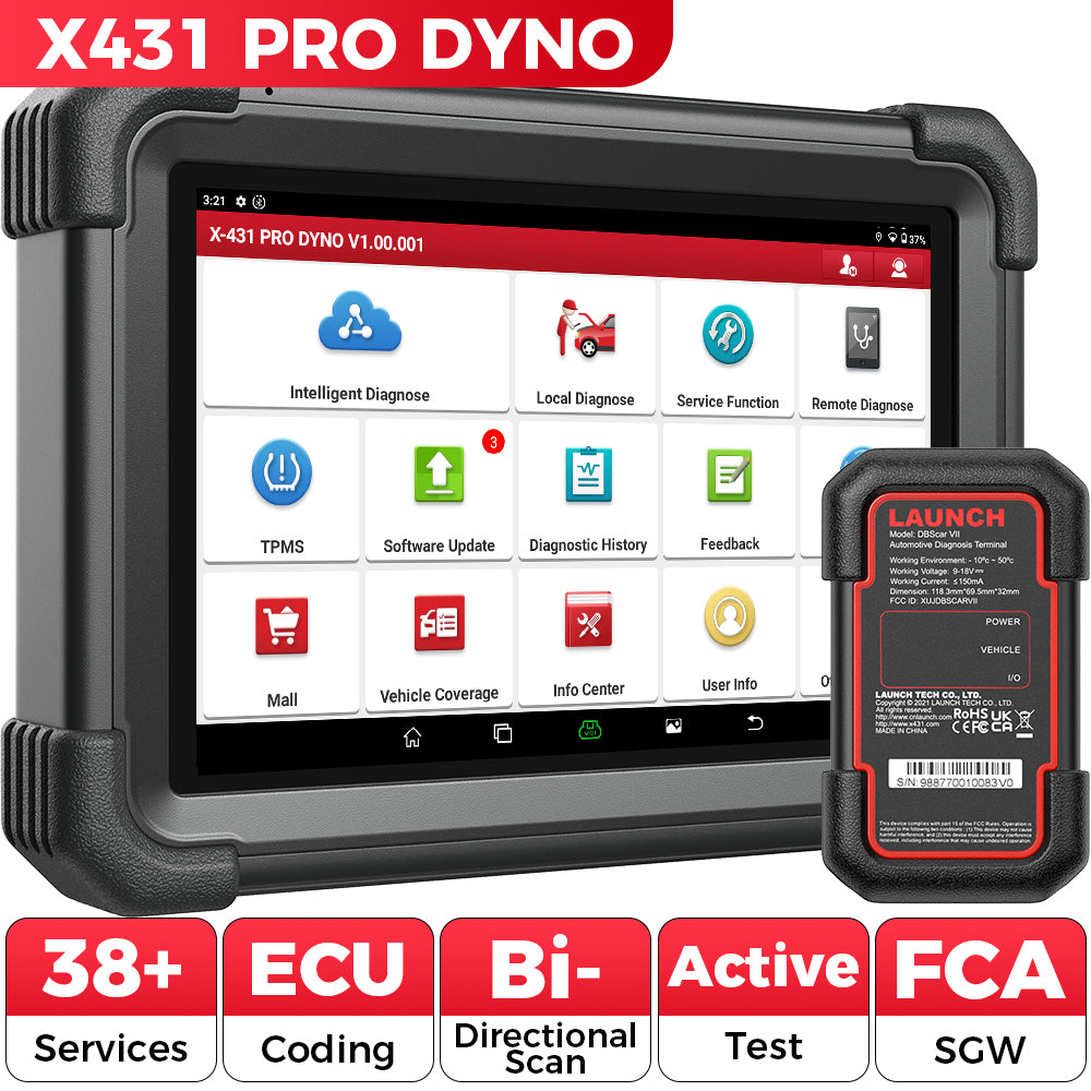Launch X431 PRO DYNO Bidirektionaler Diagnosescanner