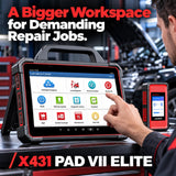 Outil de diagnostic Launch X431 Pad VII Pad7 Elite : 2 ans de mise à jour gratuite