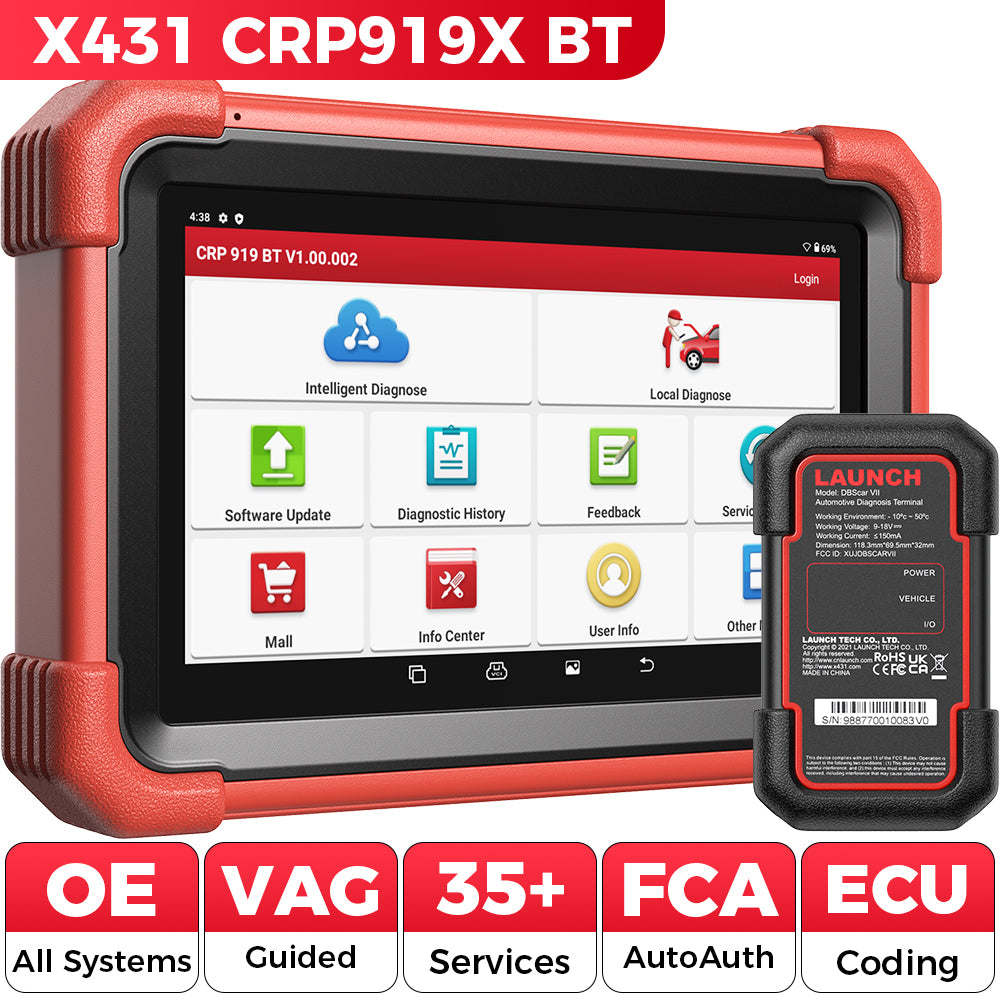 Launch X431 CRP919X BT Bidirectional Car Diagnosis Tool – Launch X431 ...