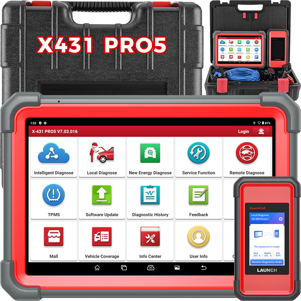 Launch X431 Pro5 Steuergeräte-Programmiergerät und Diagnosescanner 