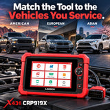 LAUNCH X431 CRP919X All-System Bidirectional OBD2 Code Reader