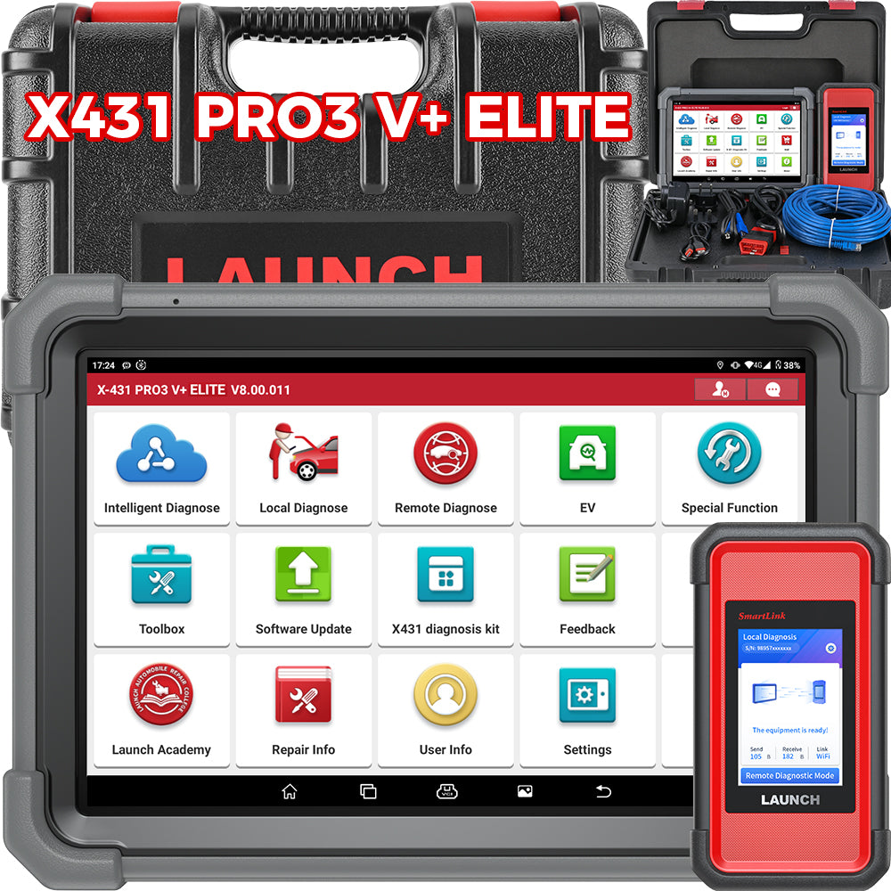 Launch X431 PRO3 V+ Elite Diagnosegerät J2534 Programmierung 