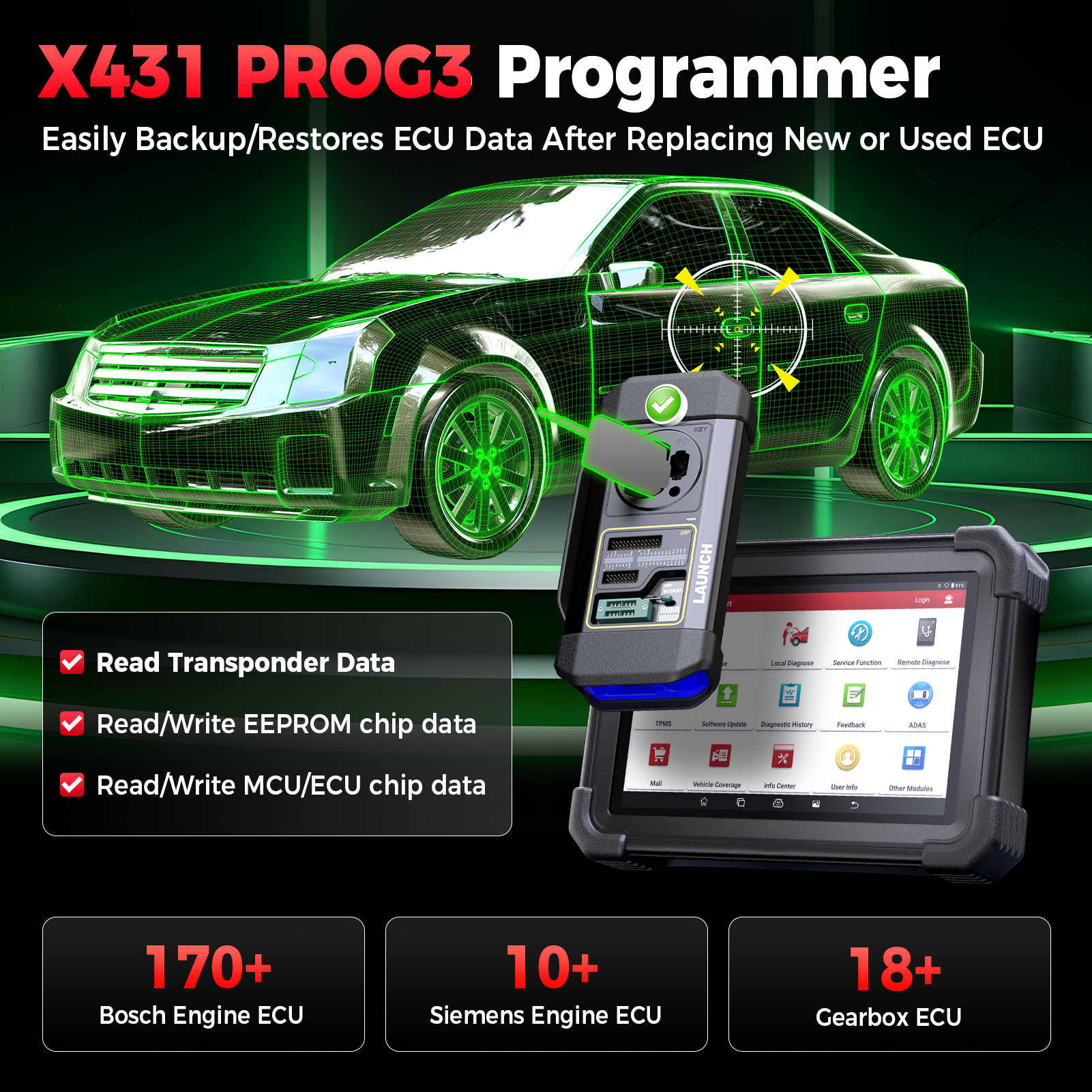 Launch X431 IMMO Plus Diagnosetool