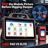 Outil de diagnostic Launch X431 Pad VII Pad7 Elite : 2 ans de mise à jour gratuite