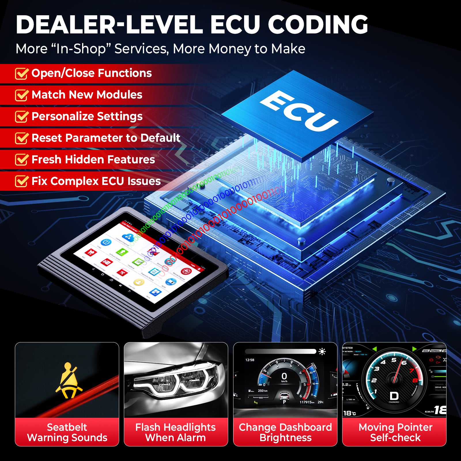 Launch X431 V+ 5.0 PRO3 Bidirektionaler OBD2-Diagnosescanner