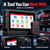 LAUNCH X431 V+ 5.0 PRO3 Bidirectional OBD2 Diagnostic Scanner with Online Coding & Active Tests