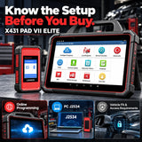 Outil de diagnostic Launch X431 Pad VII Pad7 Elite : 2 ans de mise à jour gratuite