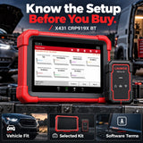Launch X431 CRP919X BT Bidirektionales Fahrzeugdiagnosegerät