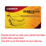 Launch Upgrade Card (For X431 Pro5)