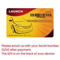 Launch Upgrade Card (All Products)