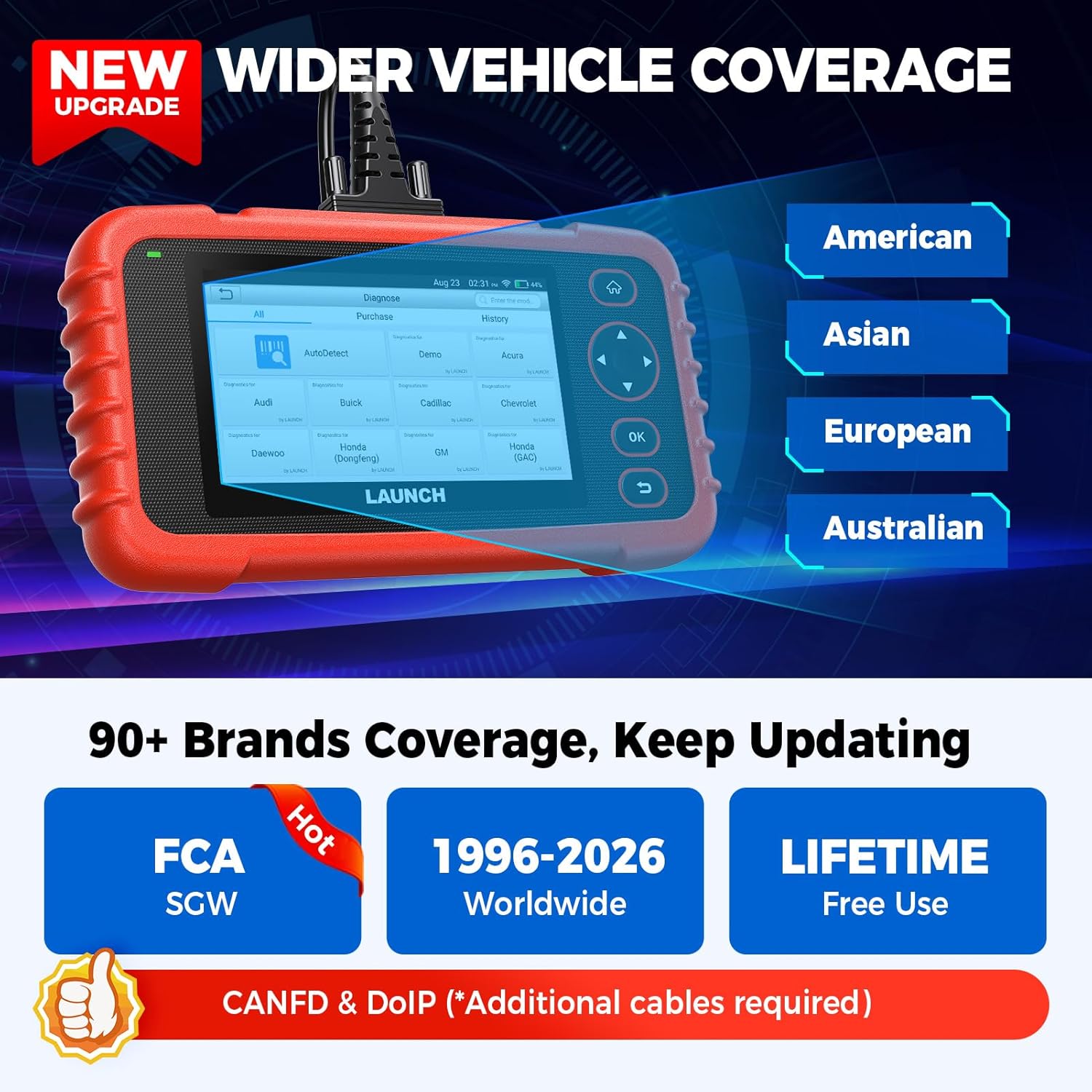 Scanner OBD2 Launch CRP129X V3.0