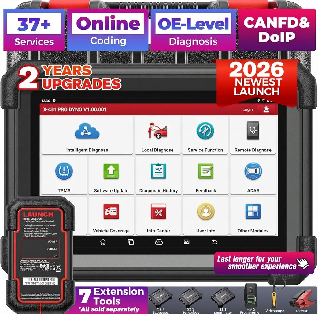 Launch X431 PRO DYNO Bidirektionaler Diagnosescanner