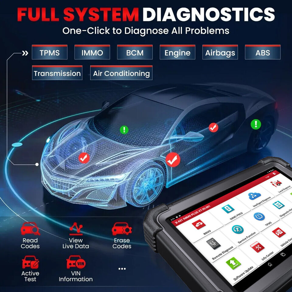 Scanner de diagnostic OBD2 bidirectionnel Launch X431 V+ 5.0 PRO3