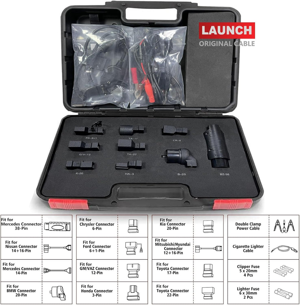 Launch Non-16 Pin Adapter Kit for All LAUNCH X-431 Diagnostic Tool ...