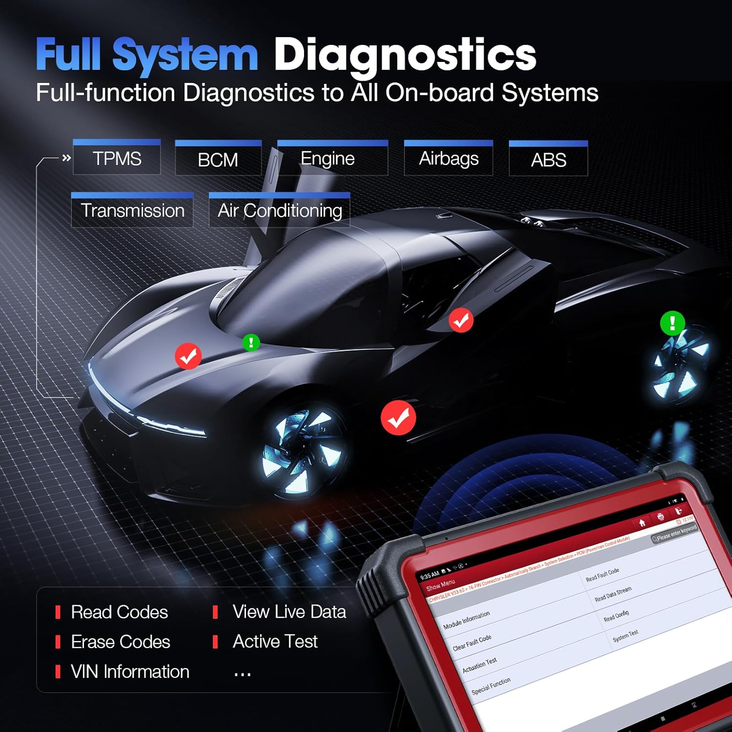 Launch X431 Pro5 Steuergeräte-Programmiergerät und Diagnosescanner 