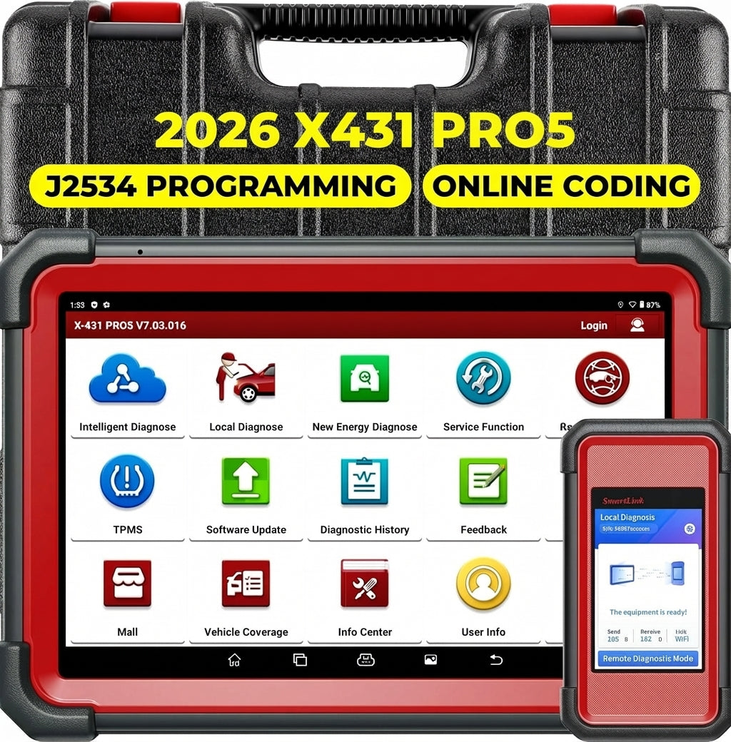Scanner de diagnostic et programmateur d'ECU Launch X431 Pro5 